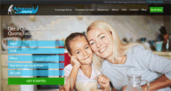 Desktop Screenshot of amazoncleaning.net